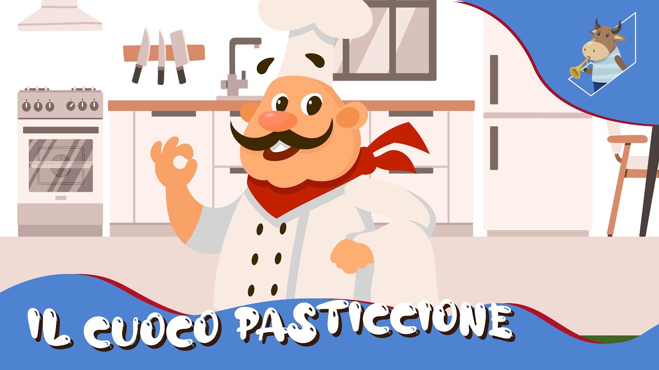 Il Cuoco Pasticcione - Canzone per bambini (Karaoke con testo)