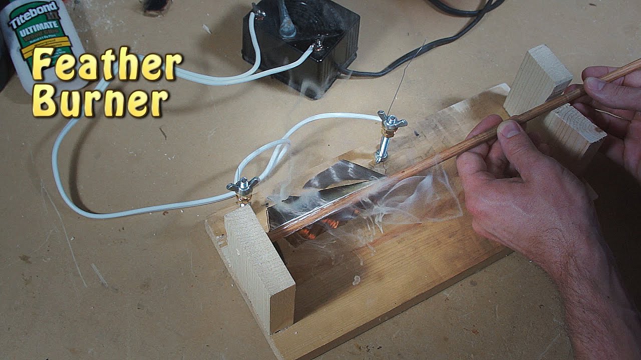 DIY Feather Burner Traditional Archery