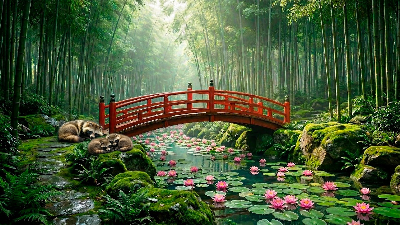 PAZ EN EL BAMBÚ - Adoración Instrumental para el Equilibrio Mental | Meditación Zen en el Bosque