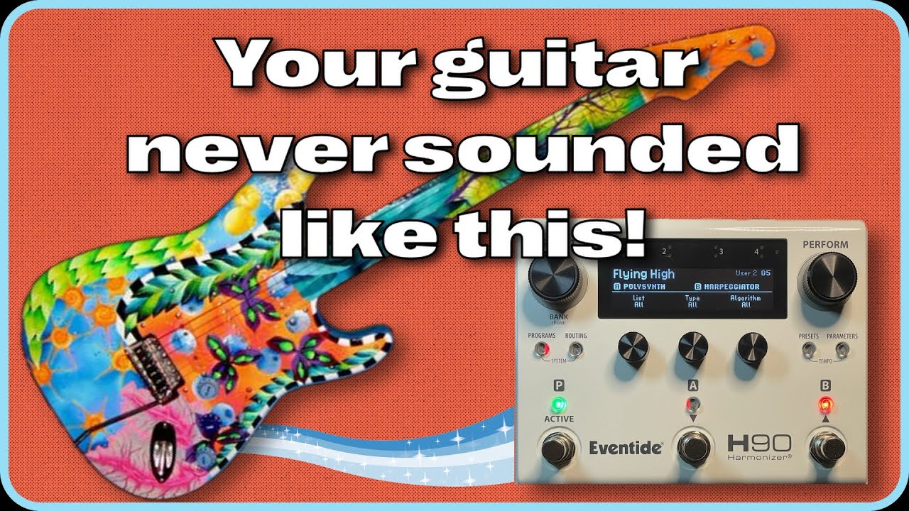 Eventide H90 New algorithms DEMO. PolyFlex and PolySynth turning your guitar into powerful synth!