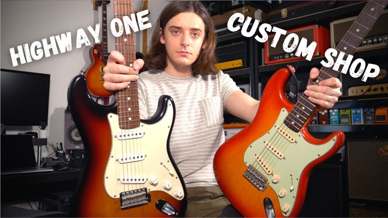 Сравнение моих двух Fender Stratocaster — Highway One и Custom Shop!