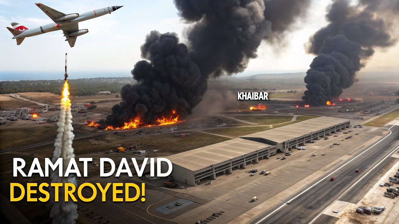 Israel&rsquo;s Ramat David Military Airport Destroyed by Iranian Khaibar Missile | Full Breakdown