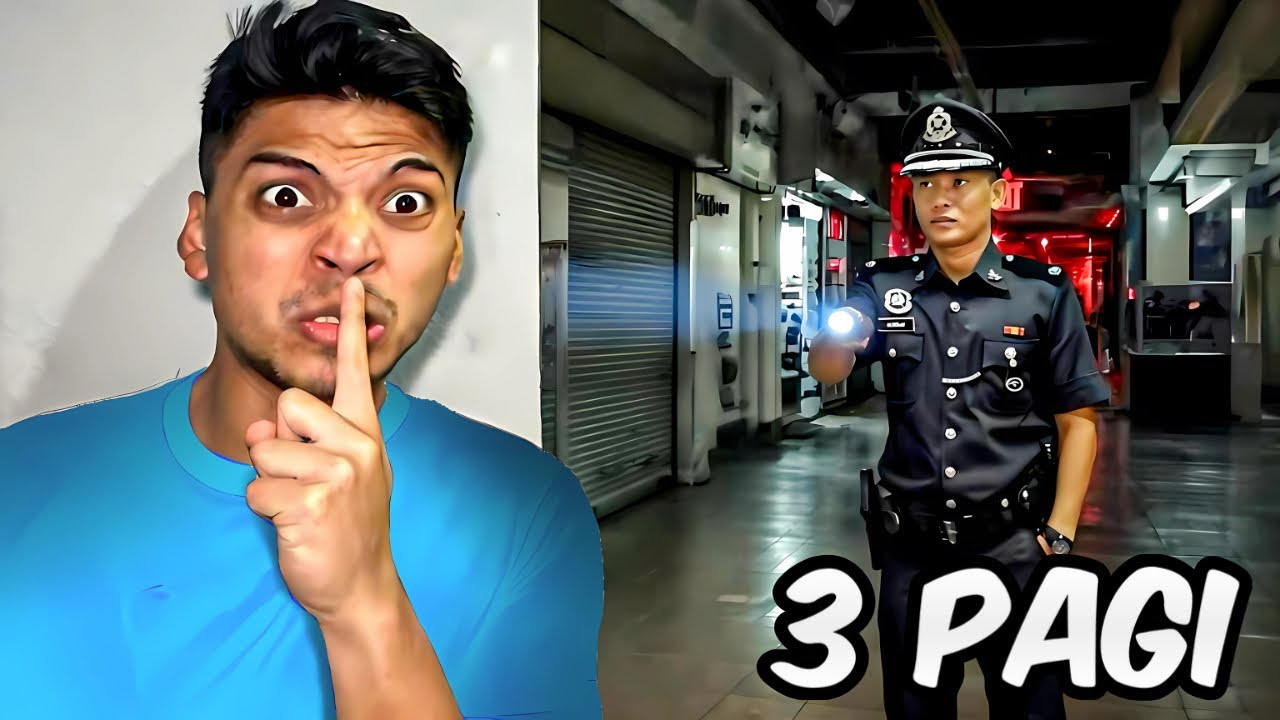 OVERNIGHT IN THE BIGGEST MALL IN MALAYSIA !! BUSTED!!!!