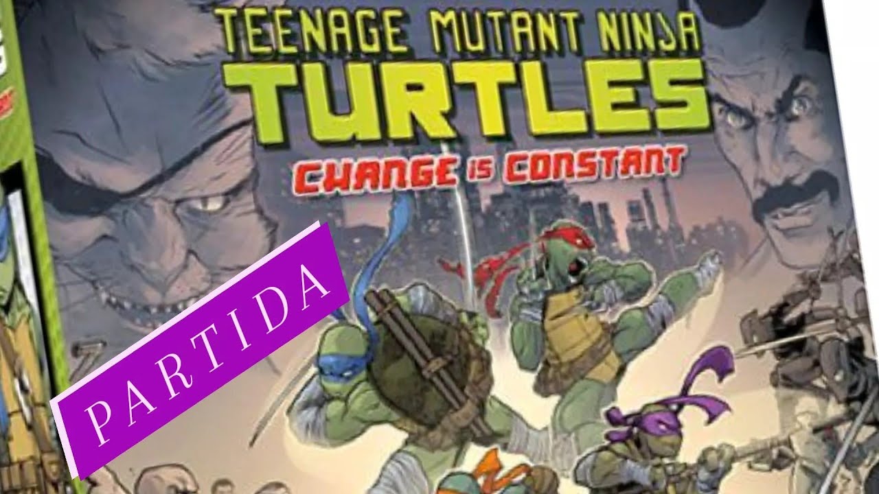 TORTUGAS NINJA JUEGO DE MESA  (PARTIDA)