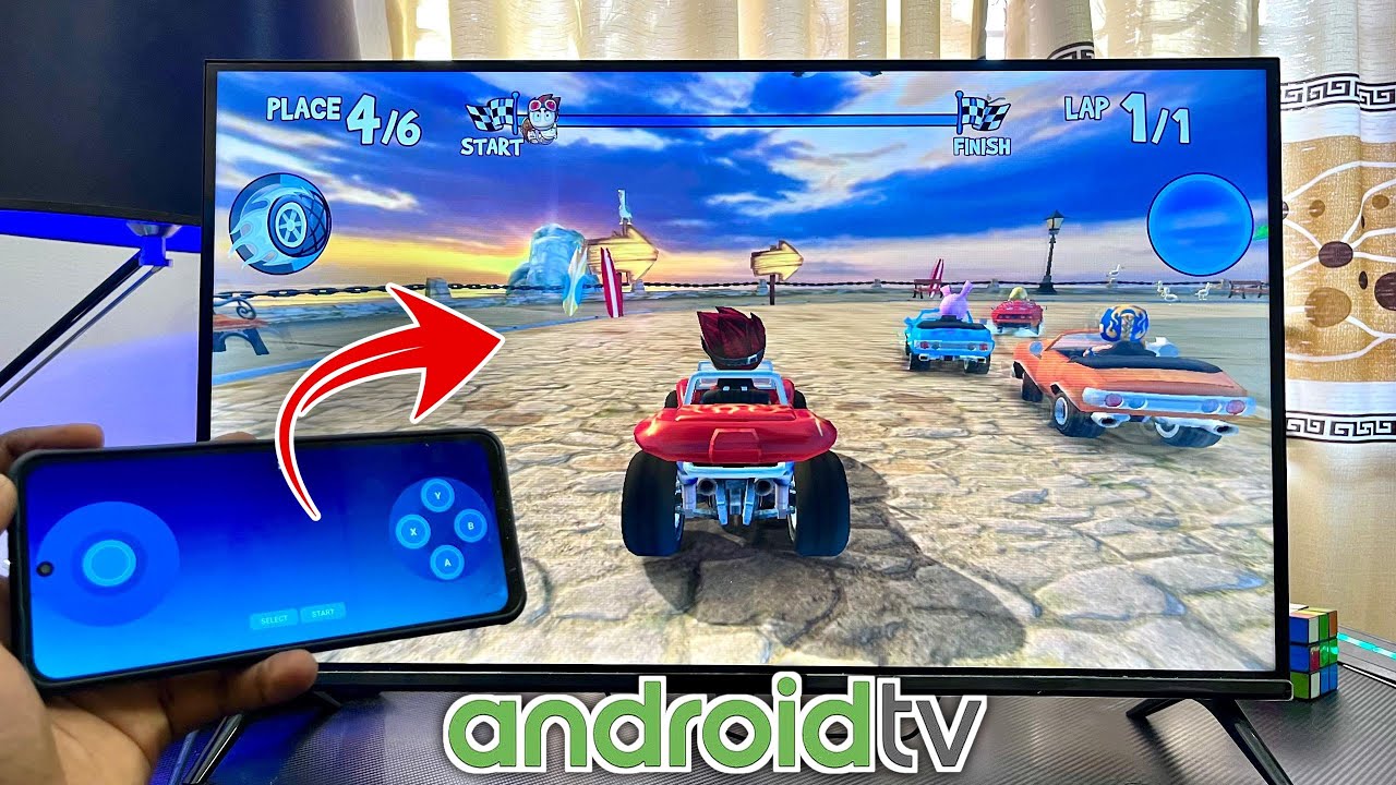 How to Use Phone as Gamepad for Android TV! 