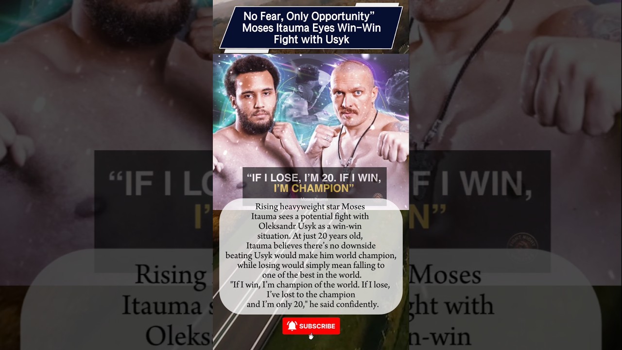 Oleksandr Usyk VS Moses Itauma Boxing #oleksandrusyk #mosesitauma #boxing #boxingnews