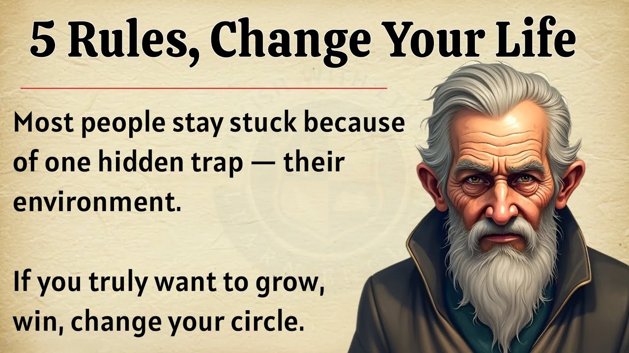5 Rules That Will Change Your Life Forever 🔥 | Motivational Video | Graded Reader ✅