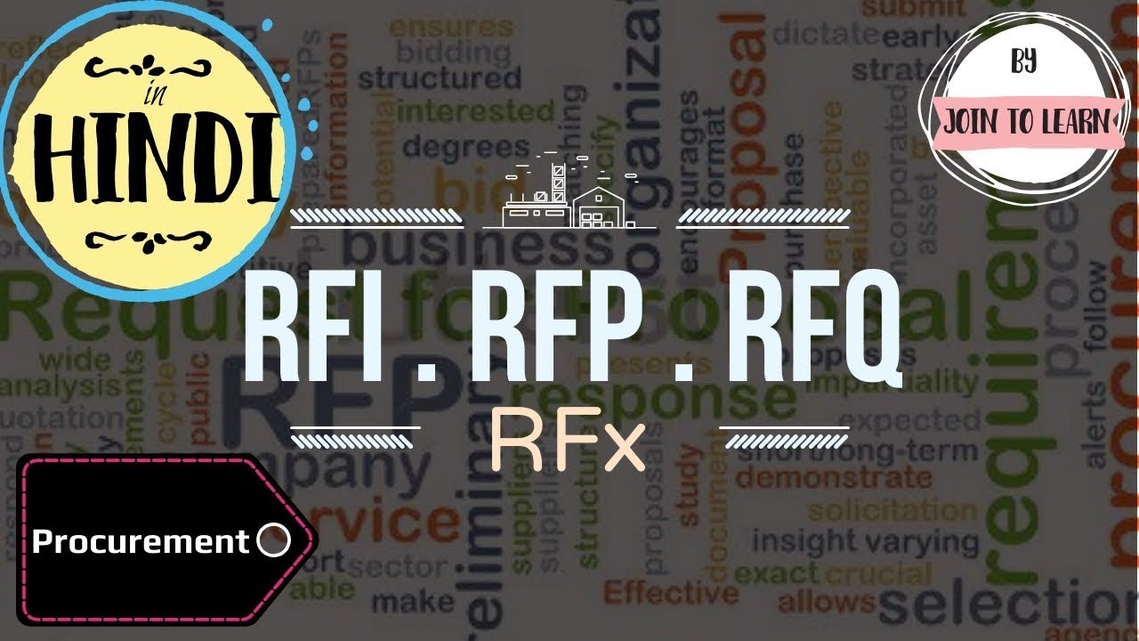 Request For Information RFI|Request for Proposal RFP|Request For Quotation RFQ|Difference-RFx-Hindi