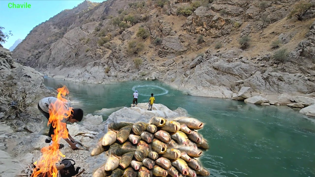 Surviving the Wild River: A Mountain Journey of Fishing, Survival, and Hope in Nomadic Life