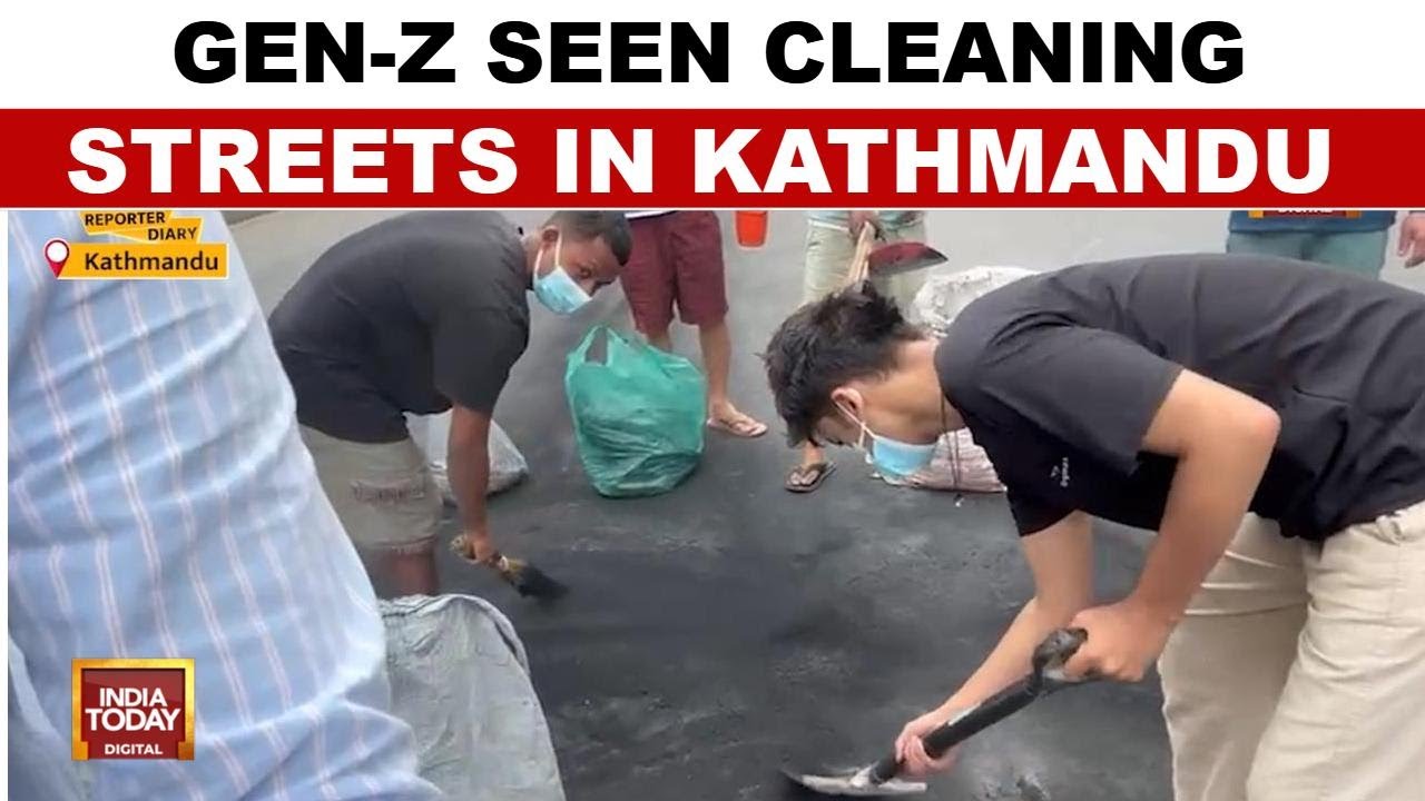 Nepal: After Fiery Protests, Gen Z Cleans the Same Streets They Protested On | India Today