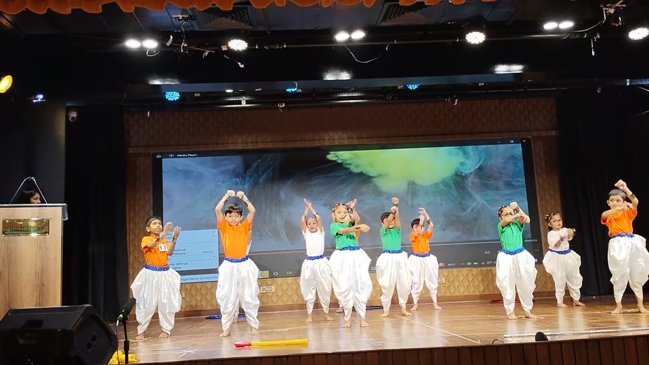 Kids dance performance - Olympics theme #kidsdance #schoolshow #talentshow #shishuvanschool