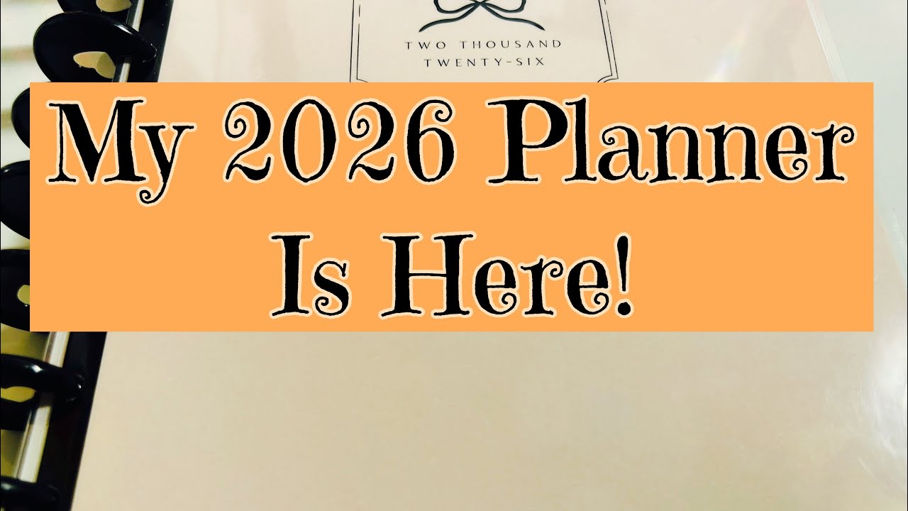 My 2026 Planner! 