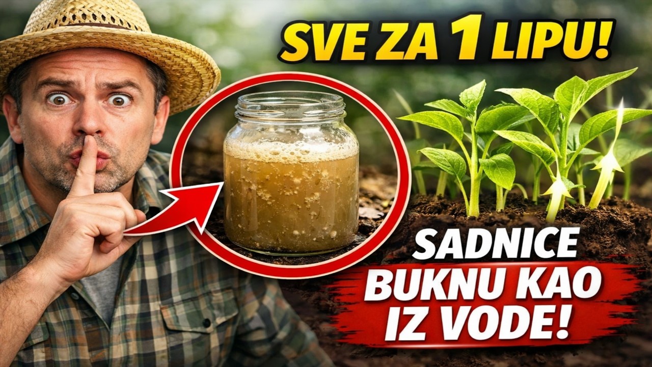 VRTNI CENTRI MRZE OVAJ RECEPT! 🤫 Prirodni stimulator rasta za cijenu jedne lipe: Sadnice BUKNU KAO