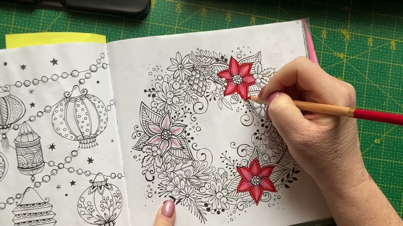 Chvilka s pastelkou 18/25 #colors #relaxing #раскраска #coloringbook #art #christmas #kolorowanie 