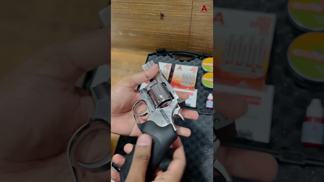 Dan Wesson 715 2.5 inch pellet Co2 Revolver in India 🇮🇳 #viralvideo #viralshort #viralshorts #toys