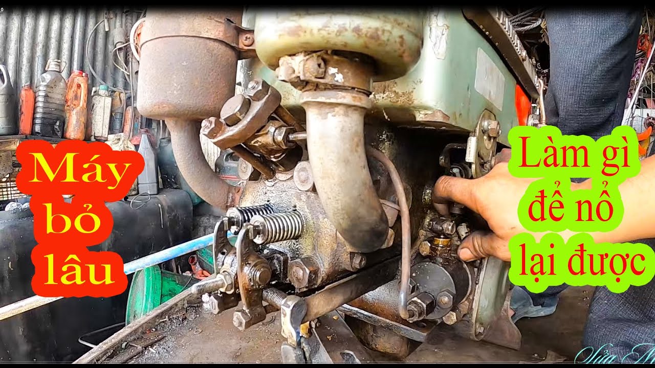Đây Là Cách Thợ Vườn Cho Nổ Lại Yanmar F4 Để Lâu Ngày Không Nổ