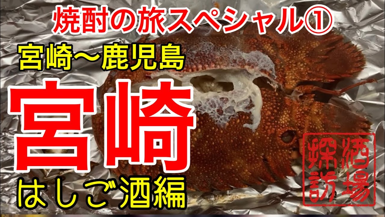 【焼酎の旅①】「宮崎はしご酒編」宮崎の街で焼酎飲みまくりの６軒はしご酒。地鶏炭火焼、チキン南蛮など宮崎名物と一緒にご当地焼酎を飲む。