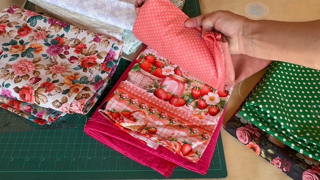 TECIDOS para PATCHWORK 😍 Como Preparar da Melhor Maneira