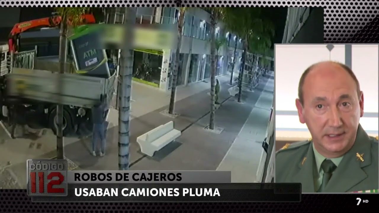 Robos de cajeros, casas y comercios