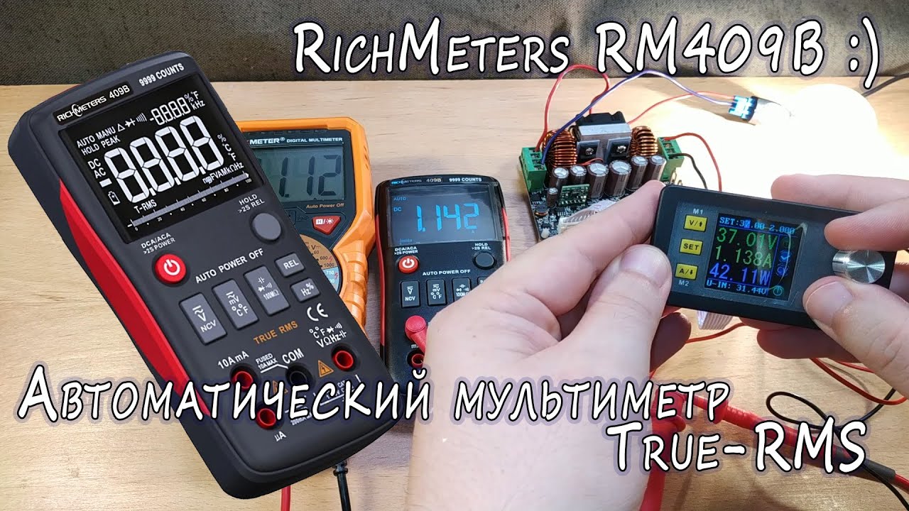 RichMeters RM409B - Цифровой True-RMS мультиметр с непривычным дисплеем.