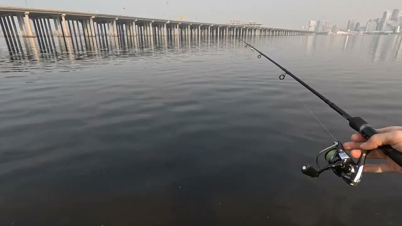 Failed fishing on the Shenzhen bay when low tide