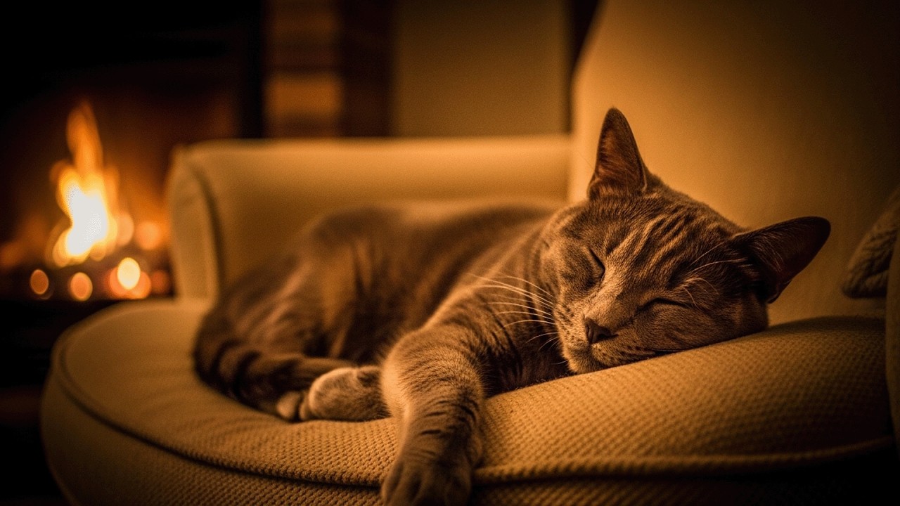 Deep Sleep Piano for Cats – Calming Music for Peaceful Nights