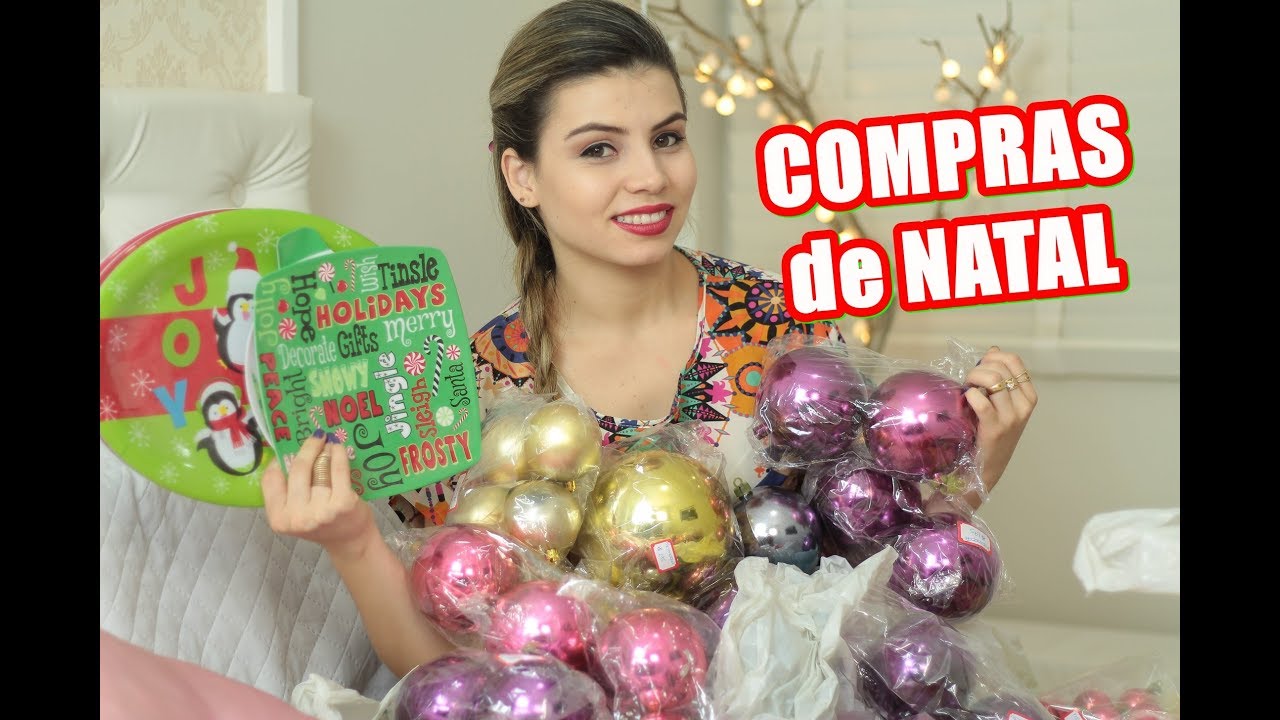 Comprinhas de Natal | Decoração, mesa posta... #VLOGMAS | PALOMA SOARES