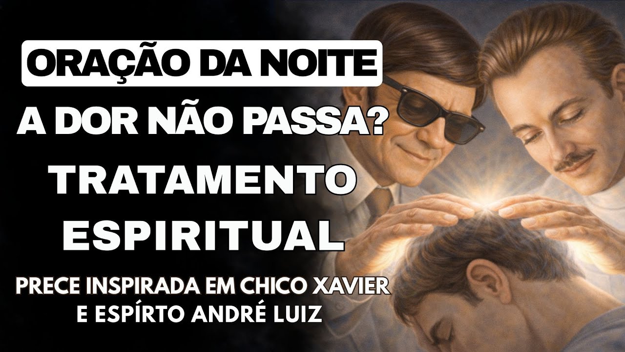 🩹 SENTE UMA DOR QUE NÃO PASSA? O Tratamento de Chico Xavier e André Luiz para Dormir em Paz