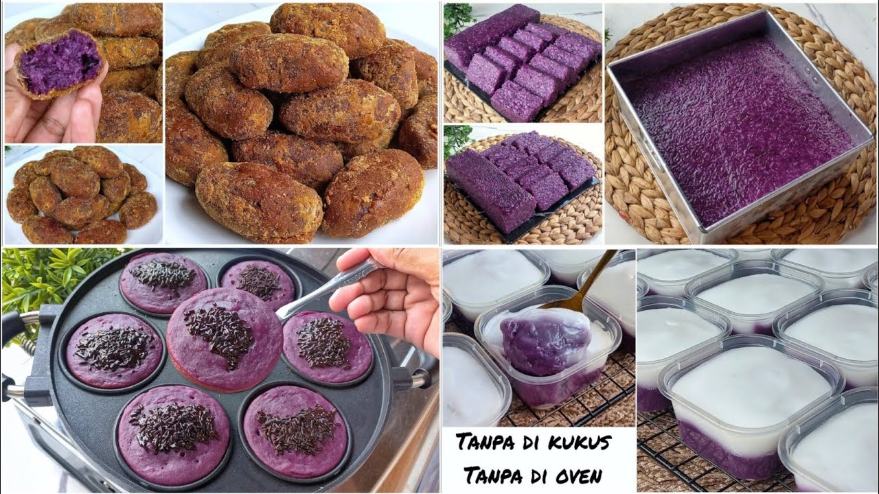 4 RESEP UBI UNGU YANG PALING BANYAK DICARI SAKING ENAKNYA! BIKINNYA MUDAH,  HASILNYA BANYAK!