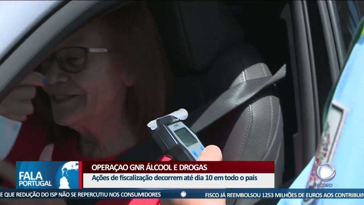 GNR fiscaliza condução sob efeito de álcool e drogas