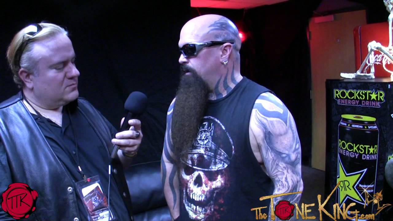 Interview w Slayer's Little Kerry King on BC Rich Guitars - Backstage Mayhem Fest 2012