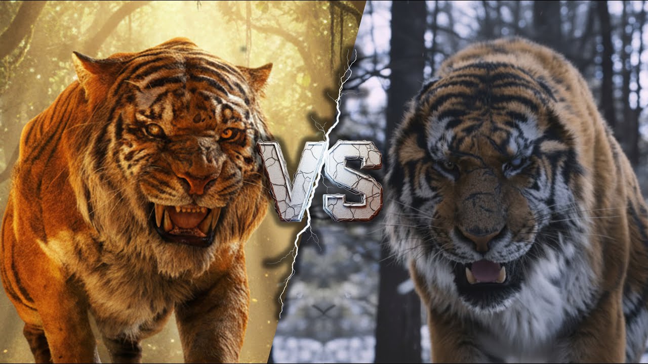 SHERE KHAN vs EL SEÑOR DE LA MONTAÑA - El Tigre Más FEROZ VS El Tigre Más GRANDE
