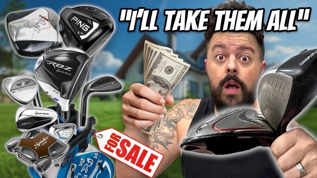 How I Make $1000s Reselling Golf Clubs From Garage Sales!