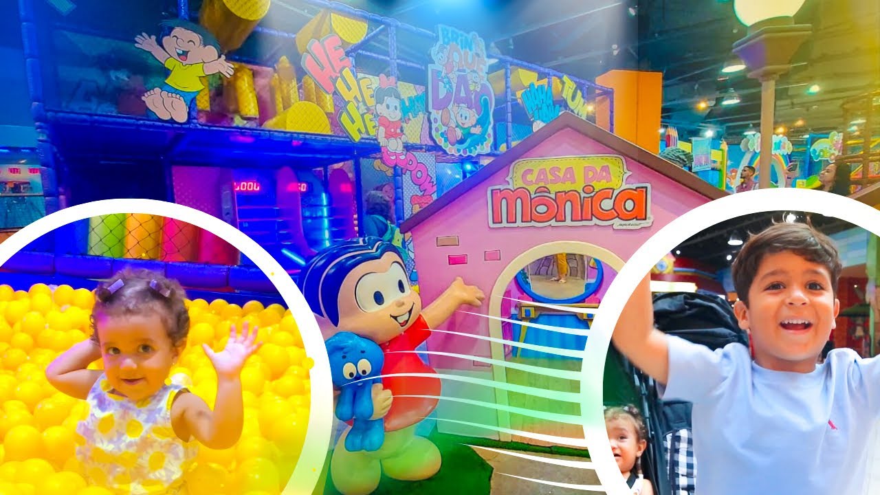 PARQUE DA TURMA DA MÔNICA COM BERNARDO E BELINHA
