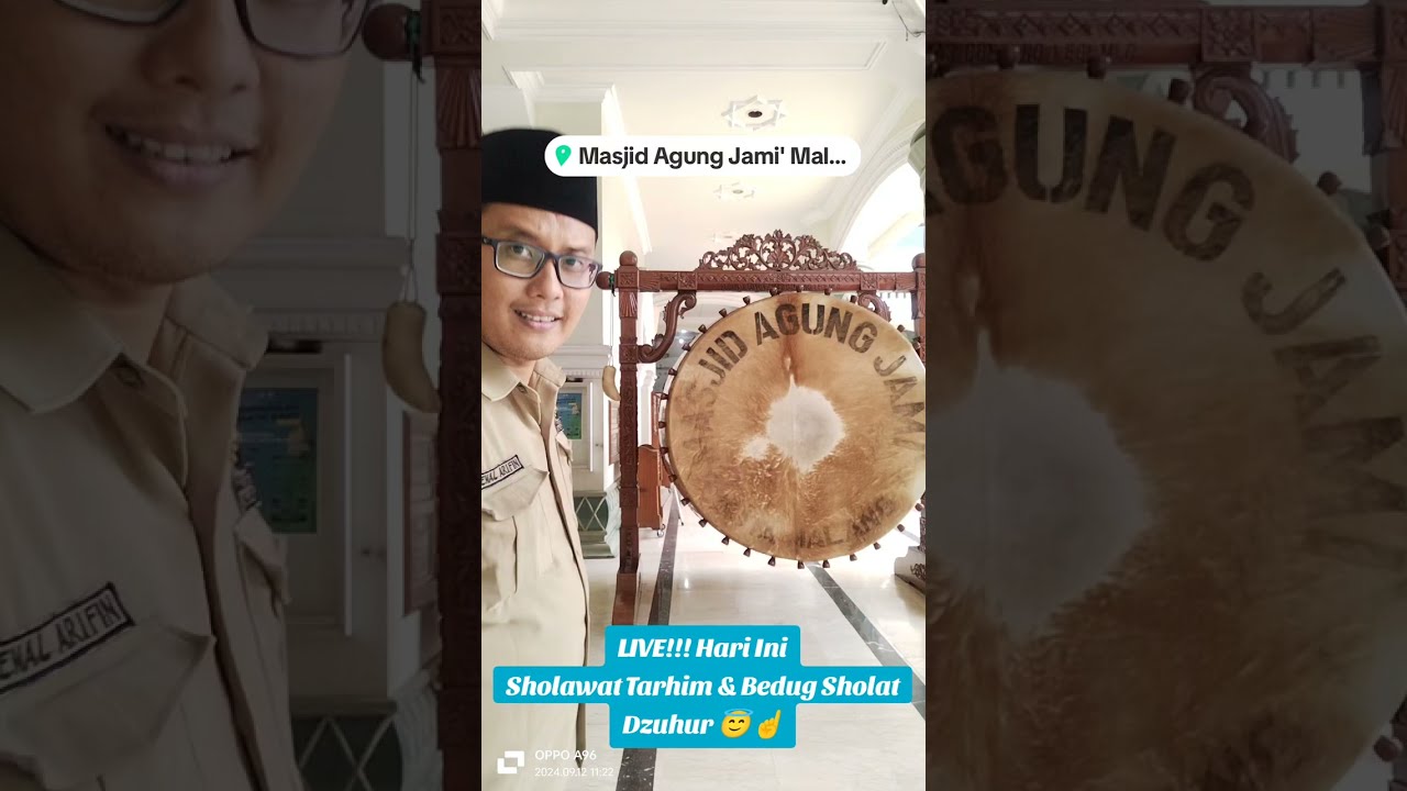 Sholawat Tarhim & Bedug Adzan Dzuhur ☝️