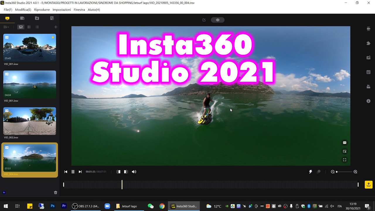 Insta360 Studio 2021 Tutorial Completo su PC e MAC