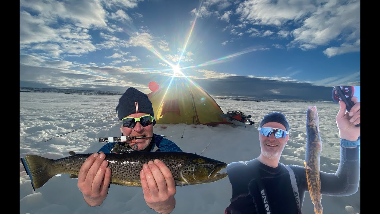 2023 - Egil & Børge isfisker over Finnmarksvidda