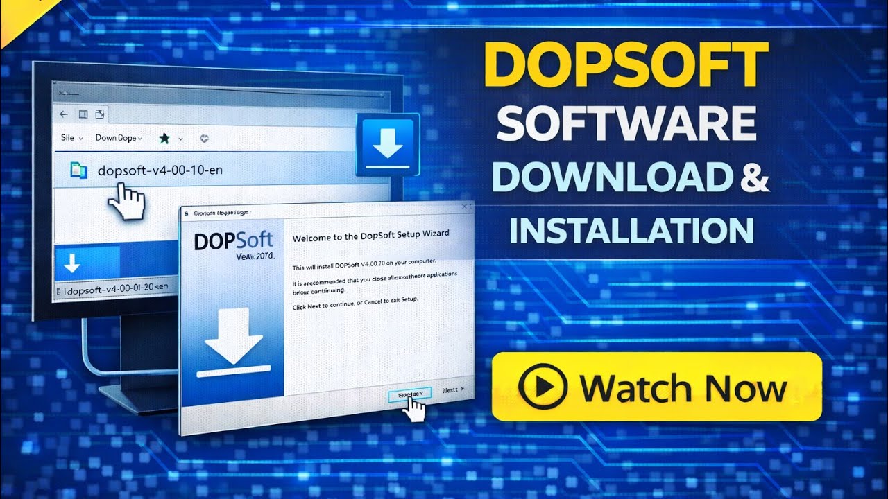 DOPSoft Software Download & Installation | Delta HMI Programming Tool Setup |