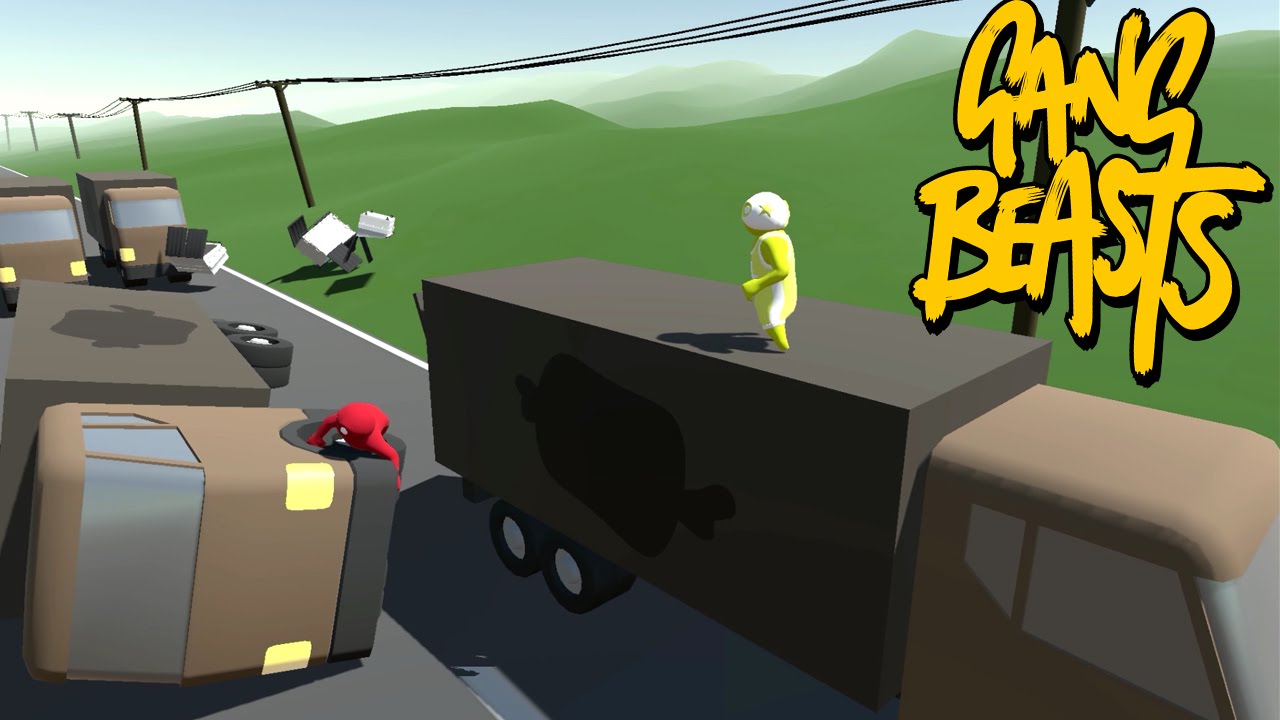 Gang Beasts - Truck Demolition [Father and Son Gameplay]