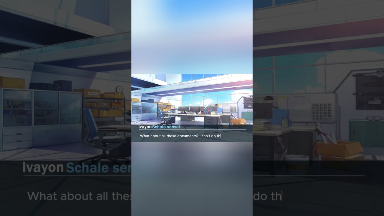 A normal day at schale|| blue archive story