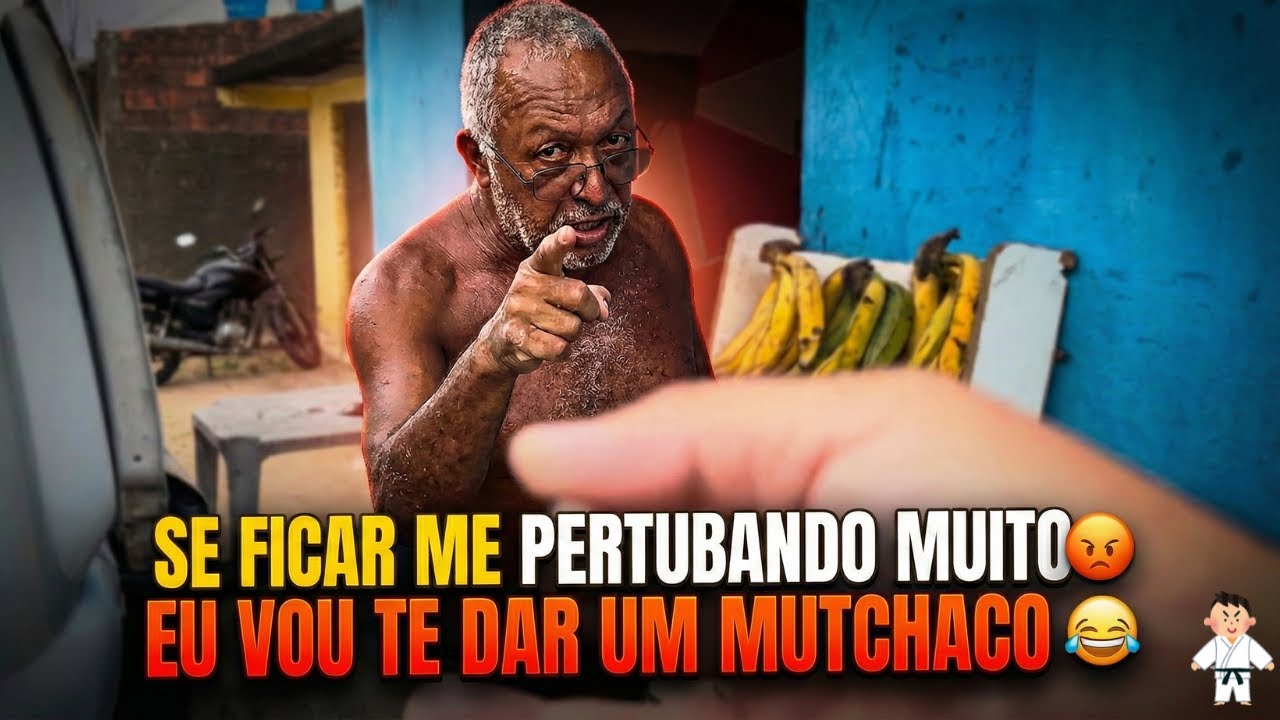 O SENSEI DANONE SAN DIZ QUE VAI APLICAR UM GOLPE DE KARATÊ NO JR 🥋 🤣