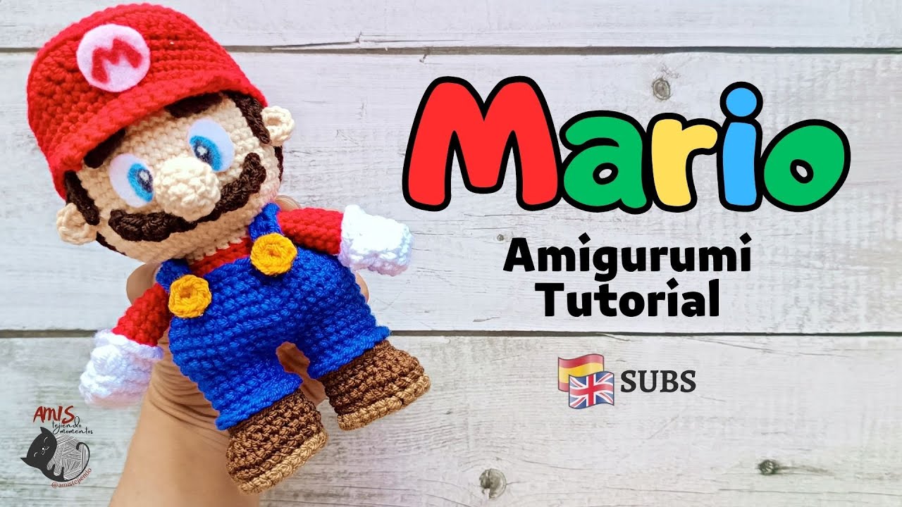Mario Bros Amigurumi Tutorial | Super Mario Bros | Amis Tejiendo Momentos ENG/SPA Subs