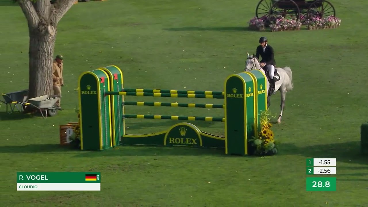 Richard Vogel & Cloudio jump-off - Spruce Meadows Masters CANA Cup - 1.60m
