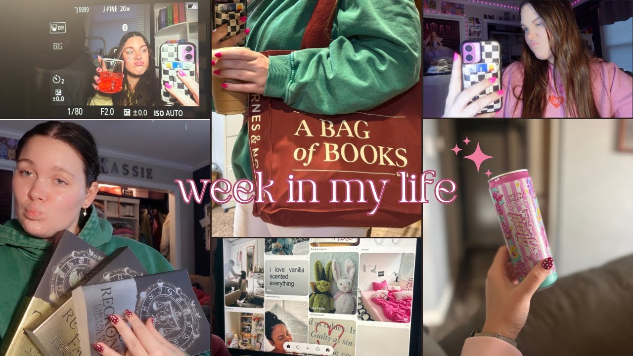 spend a week with me | new fav reads | reorganizing my bookshelves