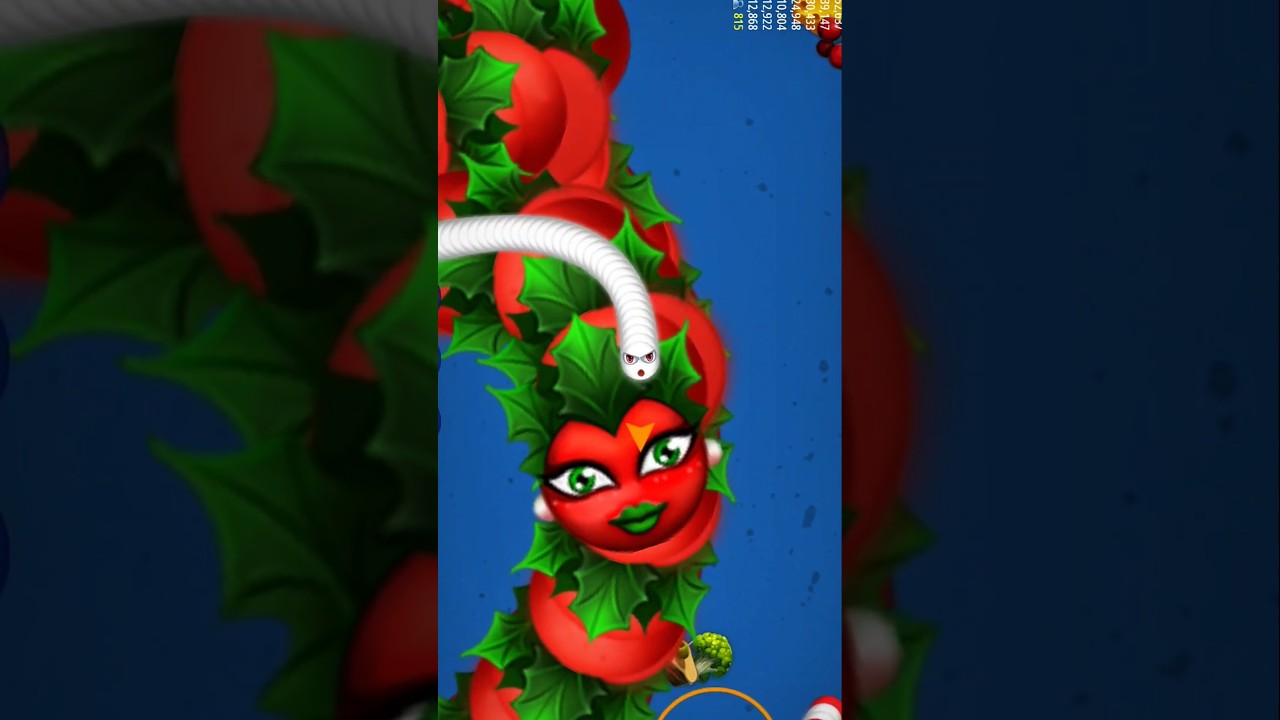Wormszone Magic🐍 Game play #Short #snack #worms #youtubeshort #slitherio#wormatio#games