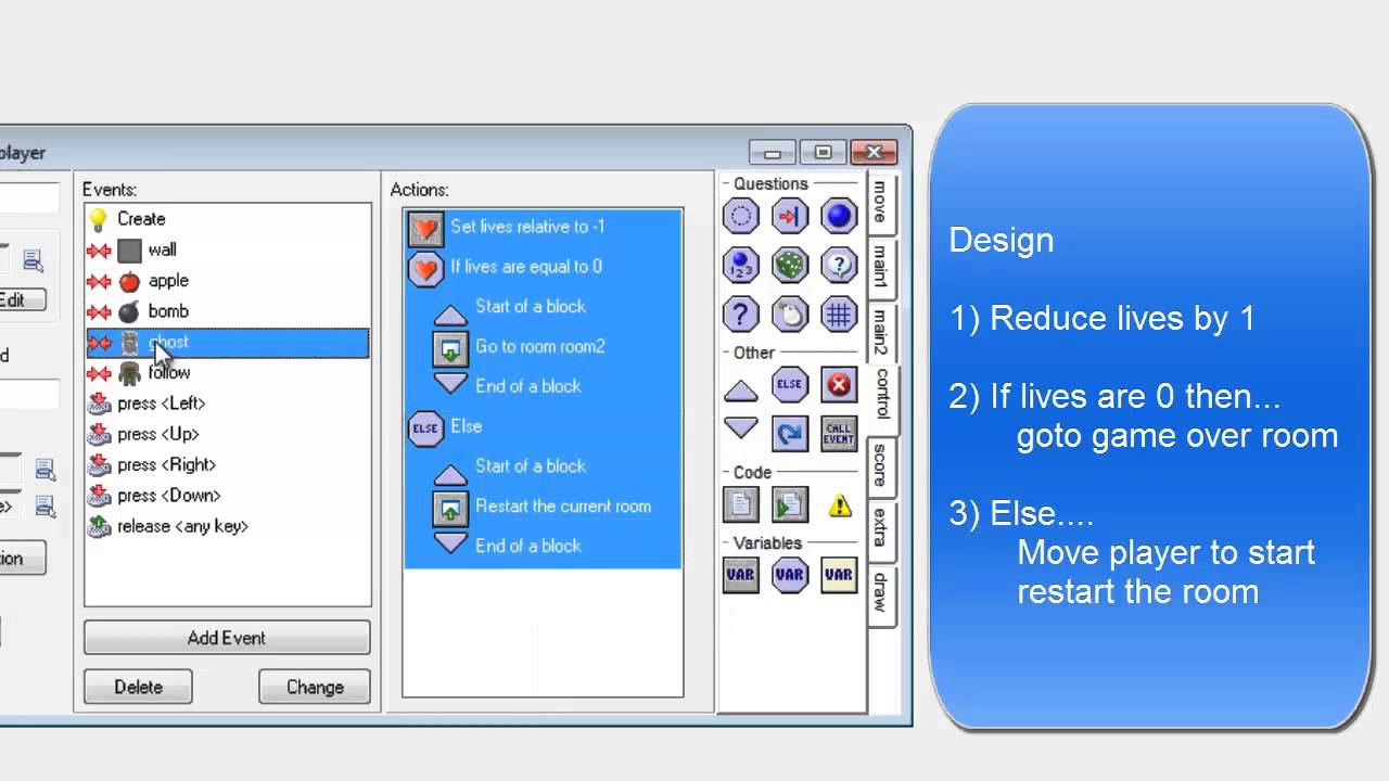 Gamemaker - Adding lives