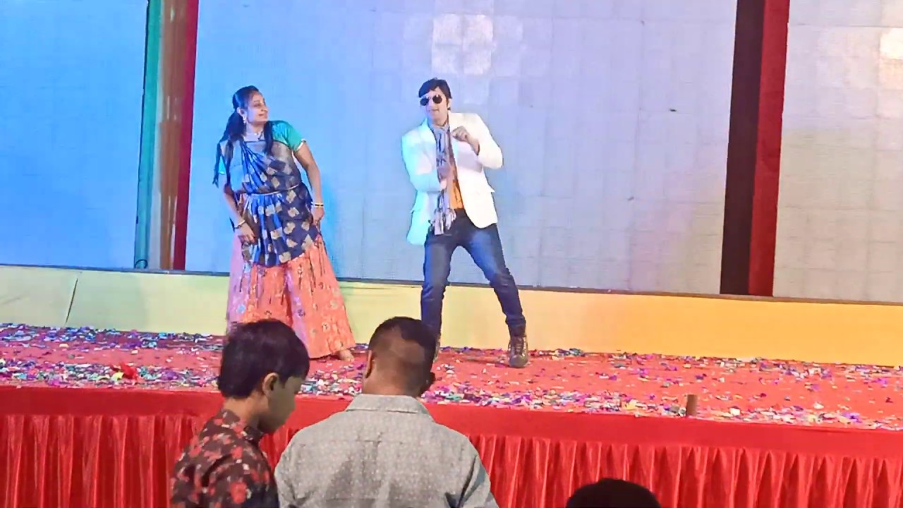 Funny husband wife Marriage Couple Dance - sangit sandhya