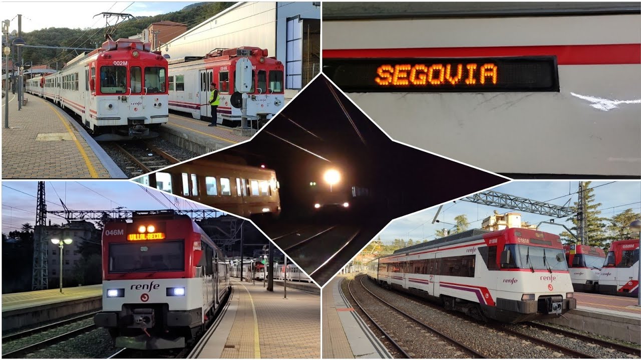 Ferrocarril Español: Estacion de Cercedilla C-8 Regional de Segovia y Eléctrico  de Guadarrama