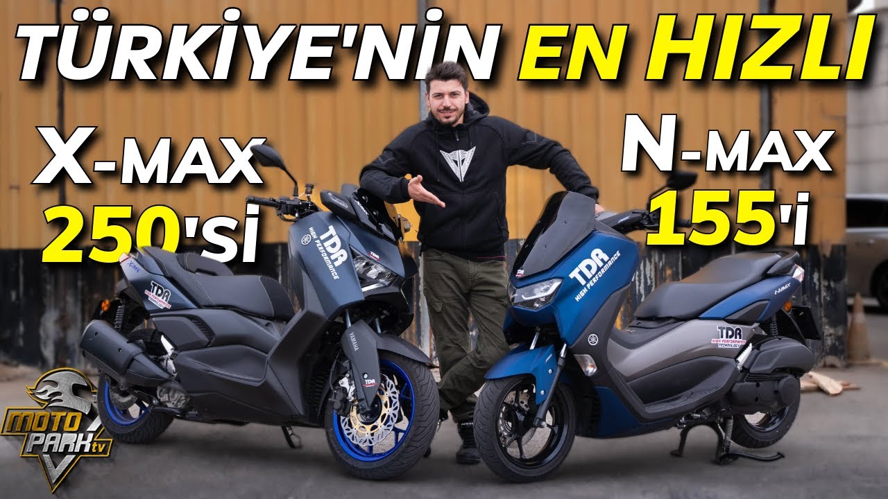 TR'NİN EN HIZLI XMAX 250 VE NMAX 155'İ / YARIŞTIK SONUÇ ACAYİP / TDR RACİNG