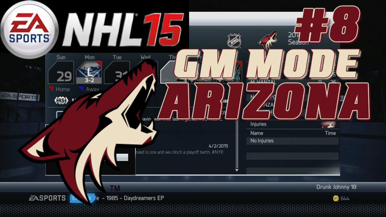 NHL 15: Комментарий GM Mode — Arizona, эпизод 8 «Завершение межсезонья»